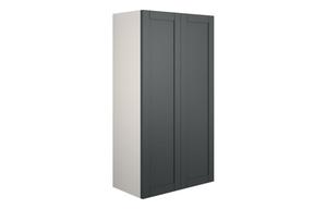 Abbi 600mm Standard 2 Door Storage Unit - Matt Graphite Grey (Grey Cab)